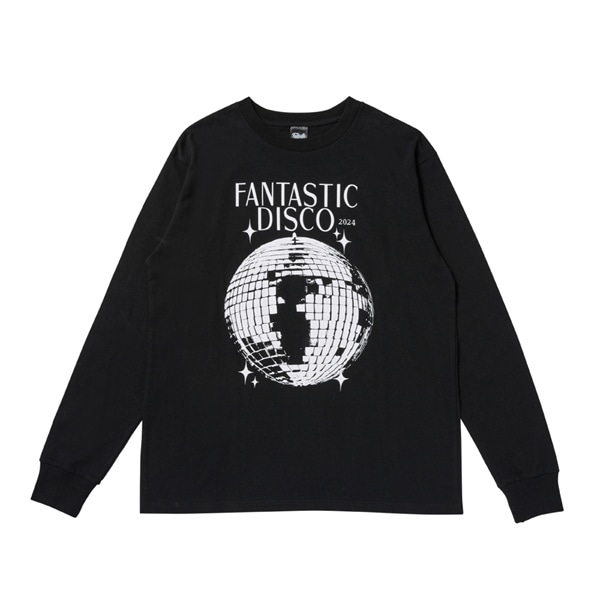 FANTASTIC DISCO ロングスリーブTシャツ/BLACK