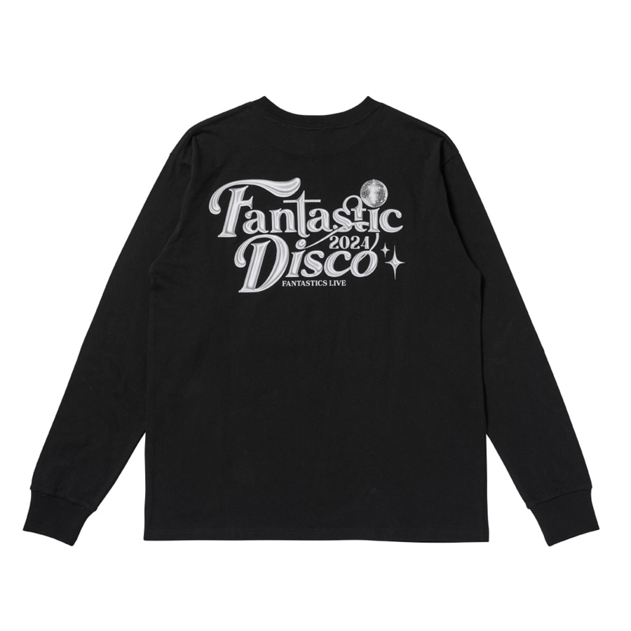 FANTASTIC DISCO ロングスリーブTシャツ/BLACK 詳細画像 カラー共通 1