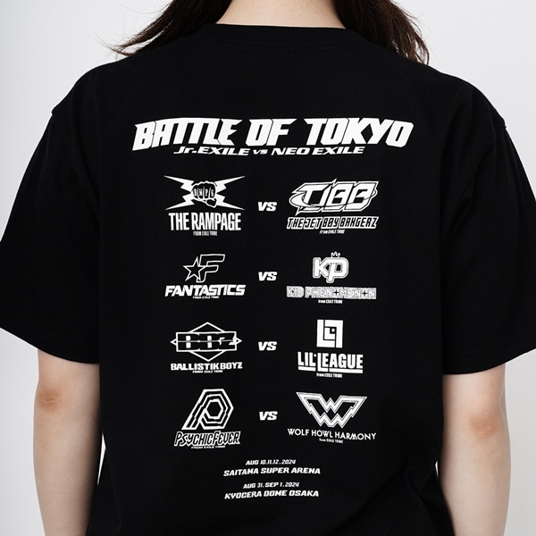 BATTLE OF TOKYO Tシャツ/BLACK 詳細画像