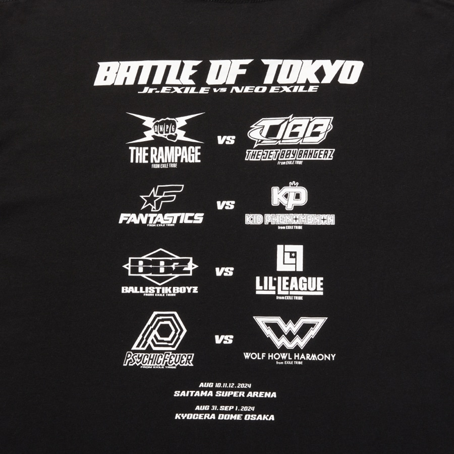 BATTLE OF TOKYO Tシャツ/BLACK 詳細画像 BLACK 3