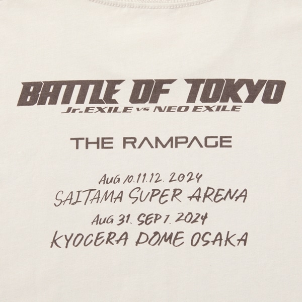 BATTLE OF TOKYO ロゴTシャツ/THE RAMPAGE 詳細画像