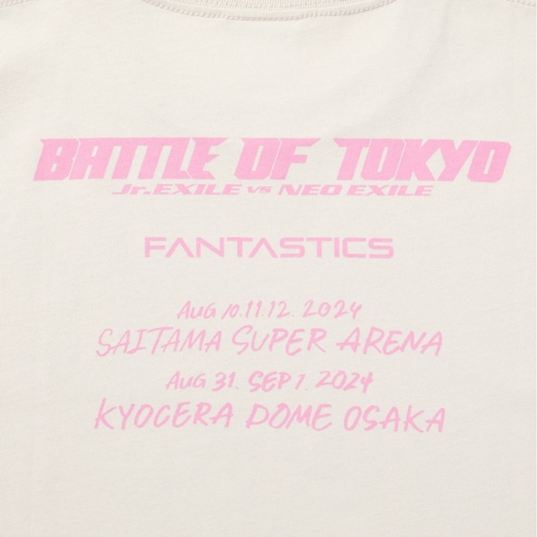 BATTLE OF TOKYO ロゴTシャツ/FANTASTICS 詳細画像