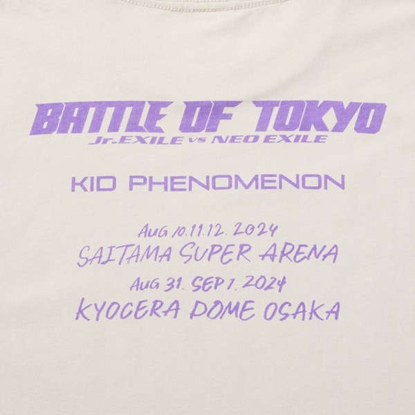 BATTLE OF TOKYO ロゴTシャツ/KID PHENOMENON 詳細画像