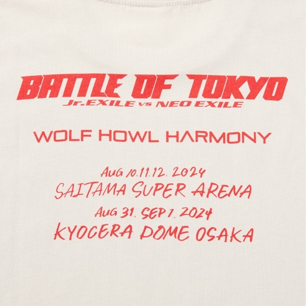 BATTLE OF TOKYO ロゴTシャツ/WOLF HOWL HARMONY 詳細画像