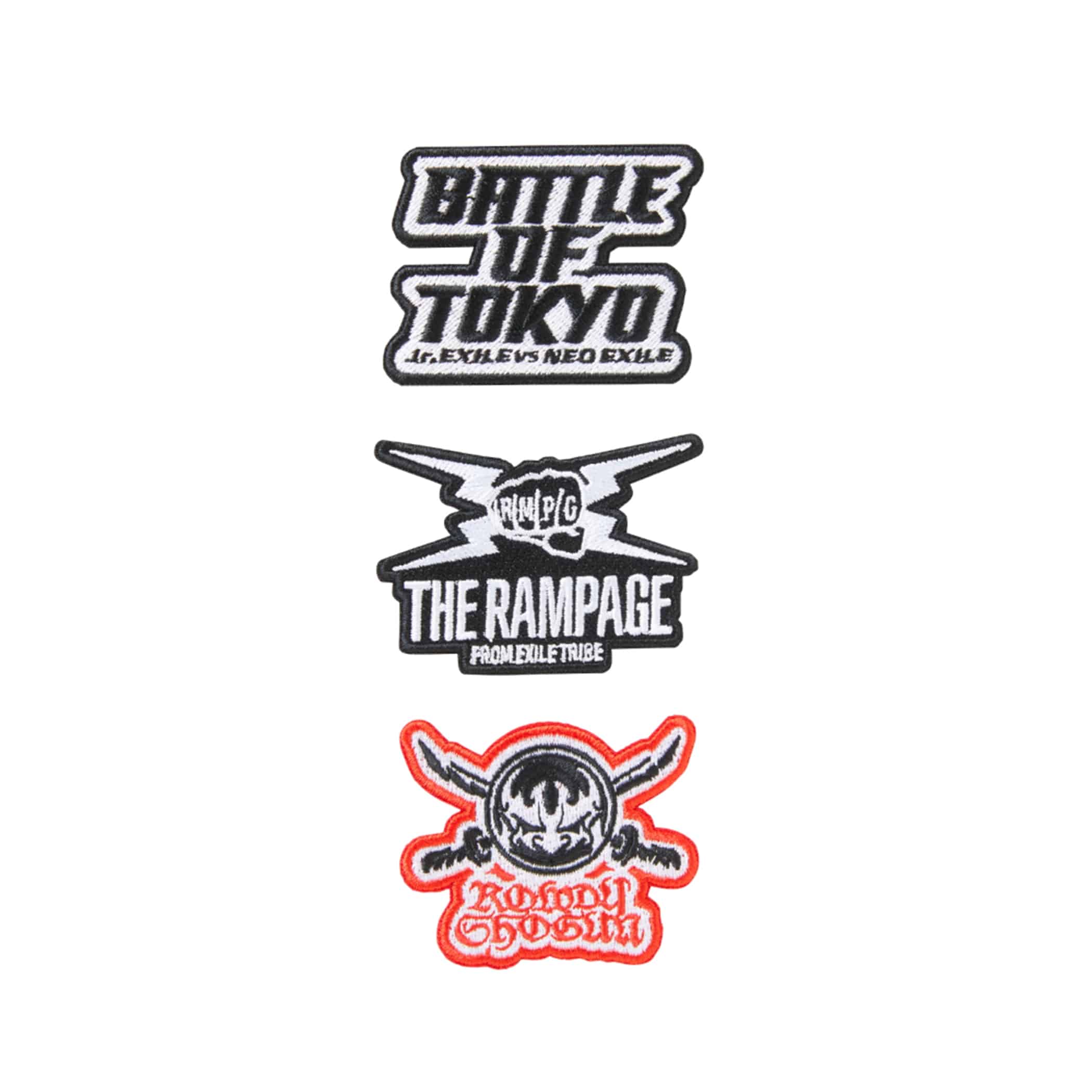 EXILE TRIBE STATION ONLINE STORE｜BATTLE OF TOKYO ワッペン3枚セット/THE RAMPAGE