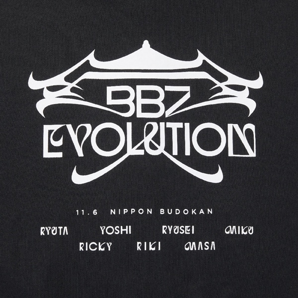 BBZ EVOLUTION ZIPパーカー/BLACK 詳細画像