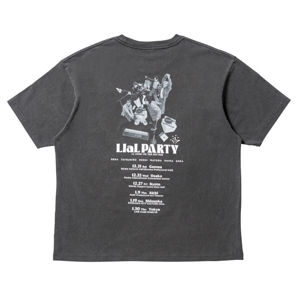 LIaL PARTY ツアーTシャツ/CHARCOAL GRAY 詳細画像