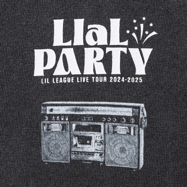 LIaL PARTY ツアーTシャツ/CHARCOAL GRAY 詳細画像