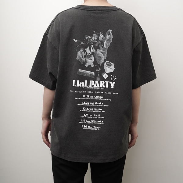 LIaL PARTY ツアーTシャツ/CHARCOAL GRAY 詳細画像