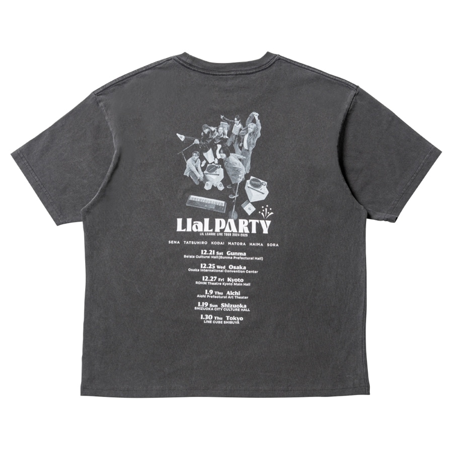 LIaL PARTY ツアーTシャツ/CHARCOAL GRAY 詳細画像 カラー共通 1