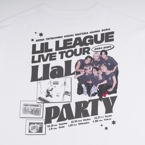 LIaL PARTY Special Thanks フォトロングスリーブTシャツ/WHITE 詳細画像