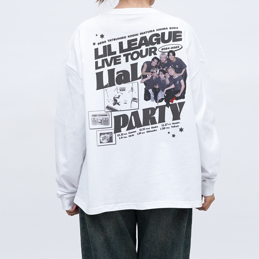 LIaL PARTY Special Thanks フォトロングスリーブTシャツ/WHITE 詳細画像 カラー共通 4