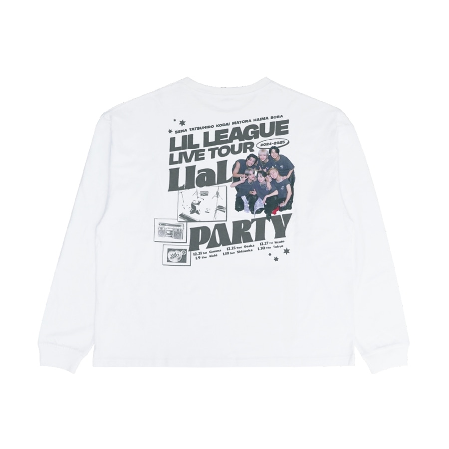 LIaL PARTY Special Thanks フォトロングスリーブTシャツ/WHITE 詳細画像 WHITE 1