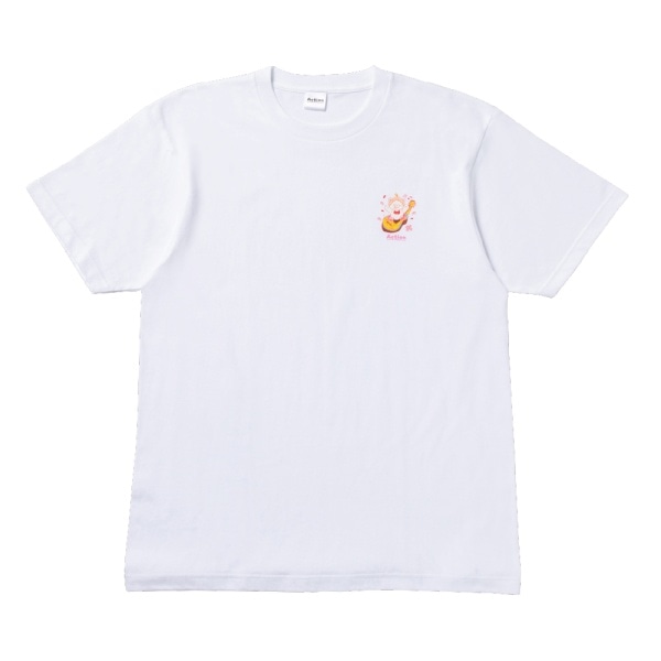 Action Tシャツ/WHITE/FREE