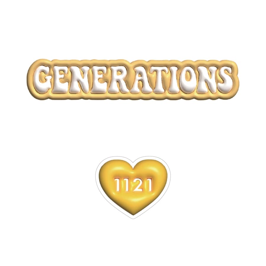 ステッカー2枚セット/GENERATIONS 詳細画像 GENERATIONS 1