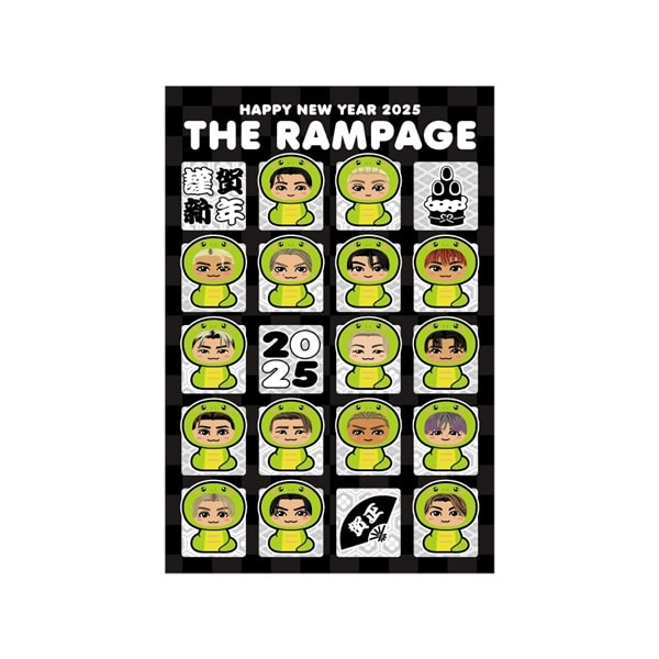 NEW YEAR 2025 年賀状3枚セット/THE RAMPAGE