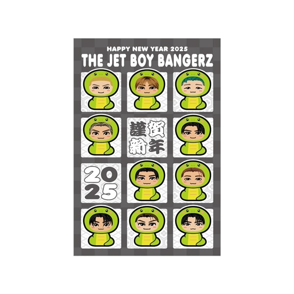 NEW YEAR 2025 年賀状3枚セット/THE JET BOY BANGERZ