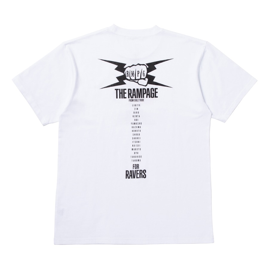 EXILE TRIBE STATION ONLINE STORE｜2023 THE RAVERS DAY Tee SS/WHITE