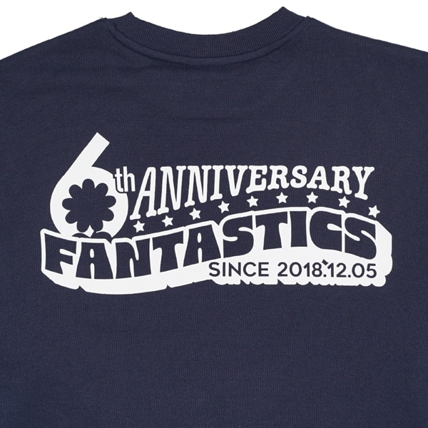 FANTASTICS 6th ANNIVERSARY SWEAT/NAVY 詳細画像