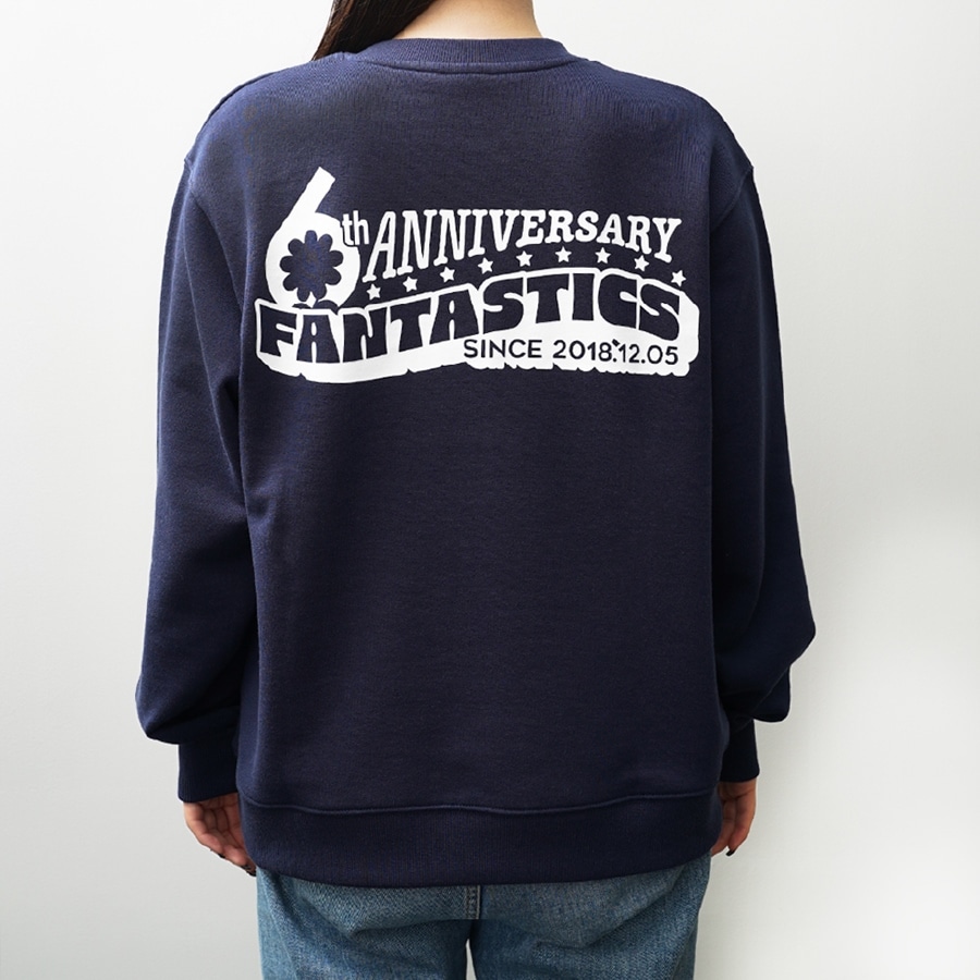 FANTASTICS 6th ANNIVERSARY SWEAT/NAVY 詳細画像 カラー共通 6