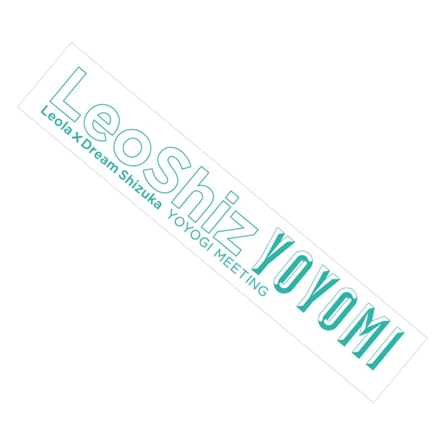 LeoShiz -YOYOMI- オリジナルマフラータオル 詳細画像 WHITE 1