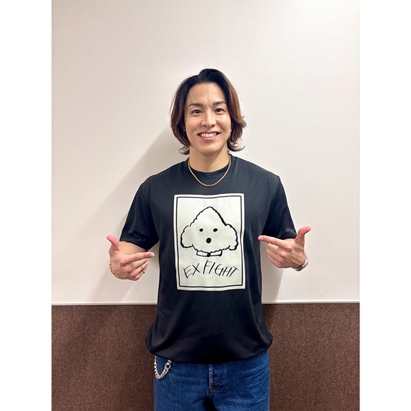 RIKU×EXFIGHT Tシャツ(愛犬ルークver.) 詳細画像