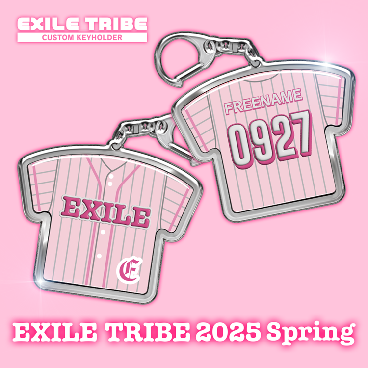 【EXILE TRIBE STATION TOKYO】EXILE TRIBE CUSTOM KEYHOLDER SPRING DESIGN販売決定!!