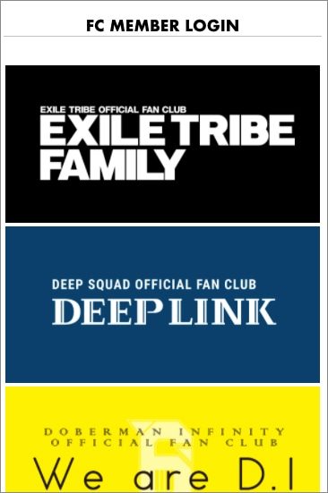 EXILE TRIBE STATION ONLINE STORE｜fc_member